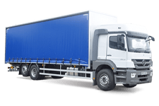 Car Hire Leith - 26 Tonne Curtain Side Truck - Truck hire Leith